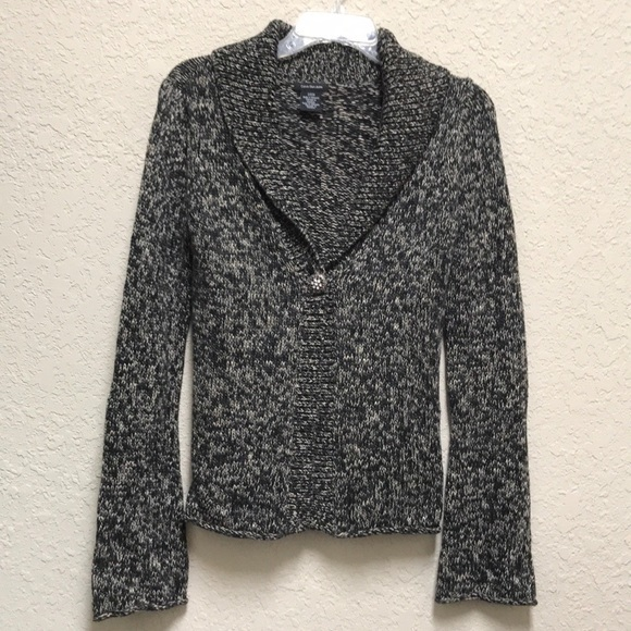 Calvin Klein sweater‎ cardigan Rhinestone buttons - Picture 1 of 6